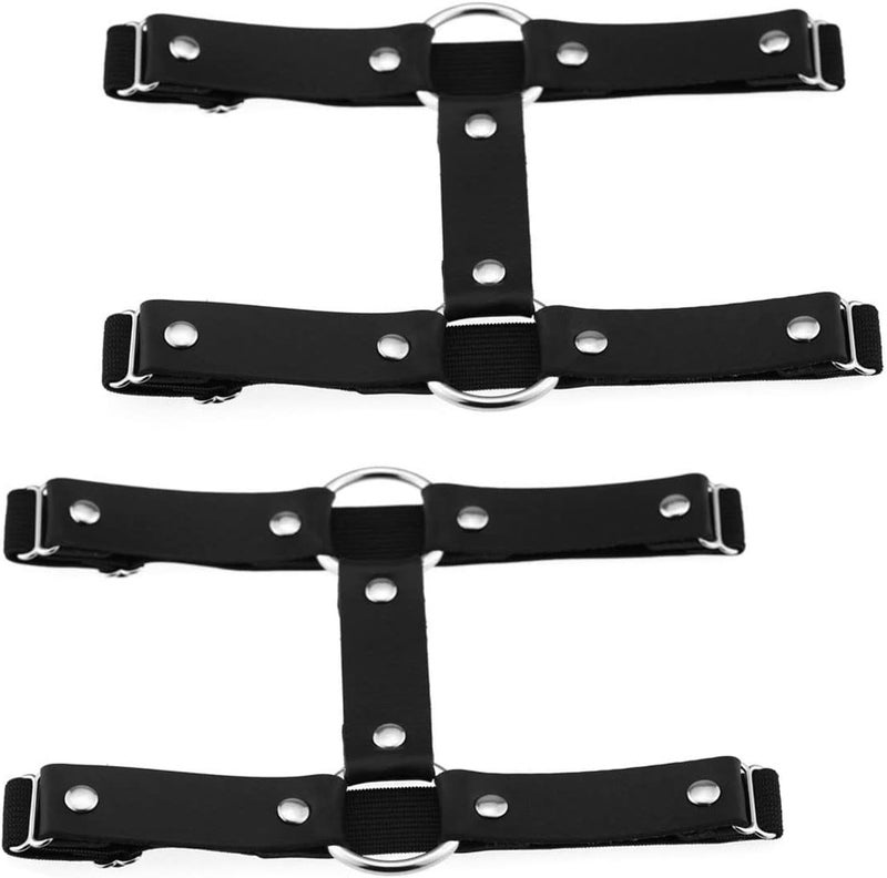 Ximerinf Women Adjustable Elastice Leather Leg Garter Belt Thigh Ring Garter - Image 1